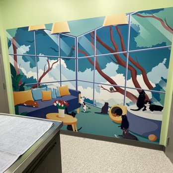 Community Cat Clinic - Mural in exam room - Veterinarians Near Me - Woodstock, Georgia