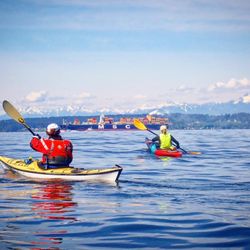 Salmon Bay Paddle - Kayak Level 2 private class exploring Puget Sound in Seattle, WA