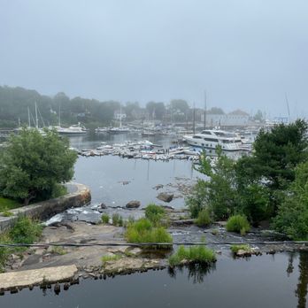 Camden Deli - Upstairs patio view! - Delis Near Me - Camden, Maine