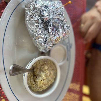 The Southerner - Grits side with chicken sandwich - Southern Near Me - Saugatuck, Michigan The Southerner - Grits side with chicken sandwich - Southern Near Me - Saugatuck, Michigan