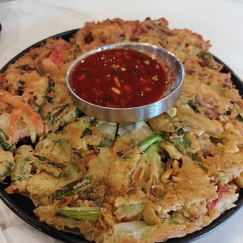 Jeonju Hostetter - Seafood pancake - Korean Near Me - San Jose, California Jeonju Hostetter - Seafood pancake - Korean Near Me - San Jose, California