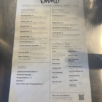 EMMI's - Breakfast Menu - Sandwiches Near Me - Sierra Madre, California EMMI's - Breakfast Menu - Sandwiches Near Me - Sierra Madre, California