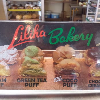 Liliha Bakery - 4 varieties of cream puffs - Bakeries Near Me - Honolulu, Hawaii Liliha Bakery - 4 varieties of cream puffs - Bakeries Near Me - Honolulu, Hawaii