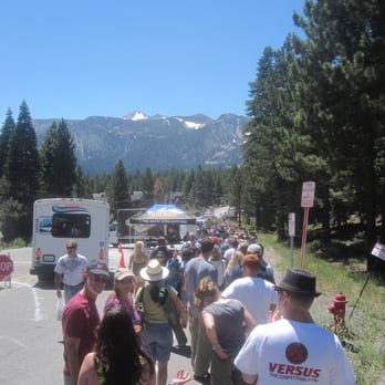 Bluesapalooza - long line! but it went fast - Active Life Near Me - Mammoth Lakes, California