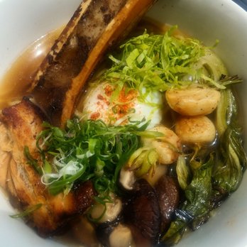 Oni - Pork ramen with add-on smoked bone marrow - Ramen Near Me - Albuquerque, New Mexico