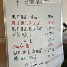 Menu Menu