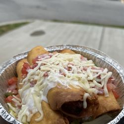 Mr. Jack Peruvian Rotisserie Chicken - Chicken flautas