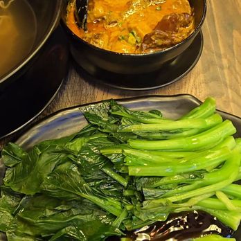 Okay Noodle - yu choi with oyster sauce - Noodles Near Me - Elmhurst, New York