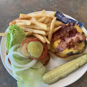 The Worden - Old-Fashioned Burger with bacon. Delicious - American Near Me - Mesquite, Nevada The Worden - Old-Fashioned Burger with bacon. Delicious - American Near Me - Mesquite, Nevada
