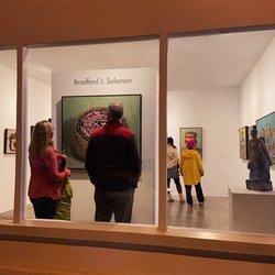 Sue Greenwood Fine Art - First Thursday Art Walk December 2022 with Bradford J Salamon.