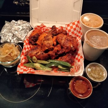 Daddy’s Chickens - a tray of chicken wings and pickles - Chicken Shop Near Me - Beaverton, Oregon