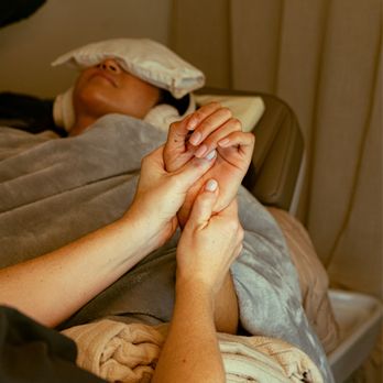Cured Hair & Nails - Hand massage during ultimate pedicure - Hair Salons Near Me - Kennewick, Washington Cured Hair & Nails - Hand massage during ultimate pedicure - Hair Salons Near Me - Kennewick, Washington