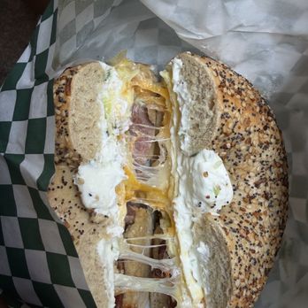 Leon’s Bagels - Bacon Egg & Cheese Sandwich - Bagels Near Me - New York, New York