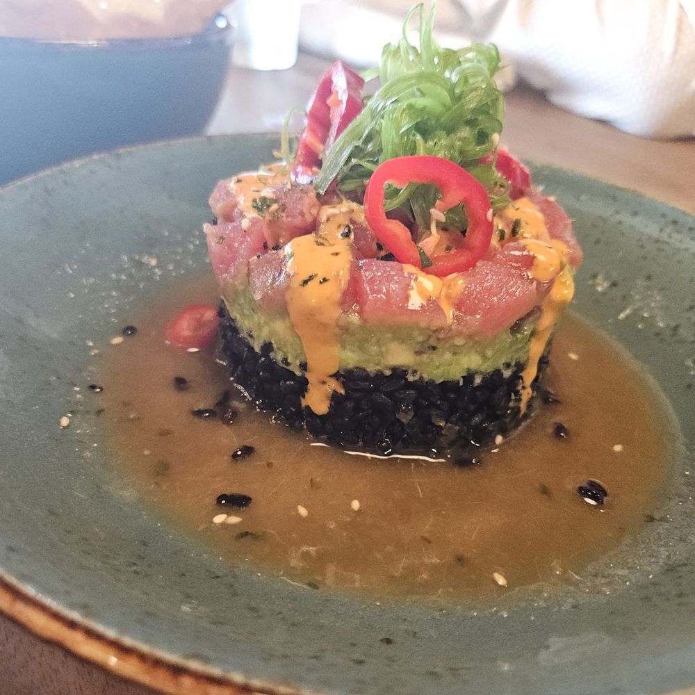 Eureka! Henderson - Tuna poke stack - American Near Me - Henderson, Nevada
