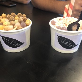 Milk Jar Cafe - Let's Date with vanilla wafer and mochi - Ice Cream & Frozen Yogurt Near Me - Cincinnati, Ohio Milk Jar Cafe - Let's Date with vanilla wafer and mochi - Ice Cream & Frozen Yogurt Near Me - Cincinnati, Ohio