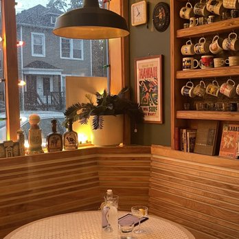Consignment Lounge - The cutest nook table that we sat at - Beer, Wine & Spirits Near Me - Chicago, Illinois