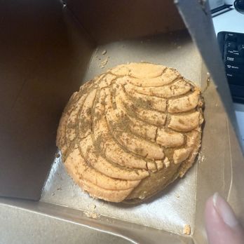 Panaderia La Buena - Pumpkin filled concha. - Bakeries Near Me - San Diego, California Panaderia La Buena - Pumpkin filled concha. - Bakeries Near Me - San Diego, California