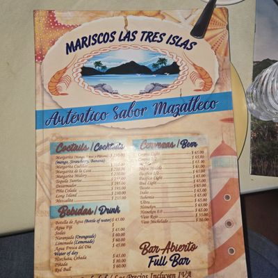 Menu photo 5 Mariscos las Tres Islas Cabo San Lucas, MEX
