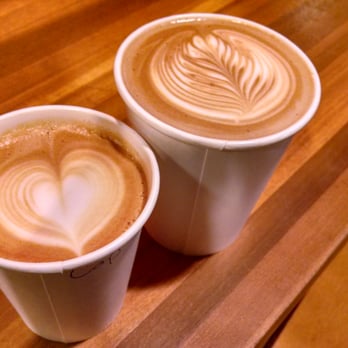 Victrola Coffee Roasters - Nice hot cup of frothy and creamy cappuccino - Coffee Roasteries Near Me - Seattle, Washington