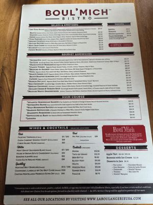 Menu photo 2 La Boulangerie Boul'Mich Pinecrest, FL Menu photo 2 La Boulangerie Boul'Mich Pinecrest, FL