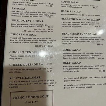 Poor Thom's Tavern - Menu - Salad Near Me - Plainfield, New Hampshire