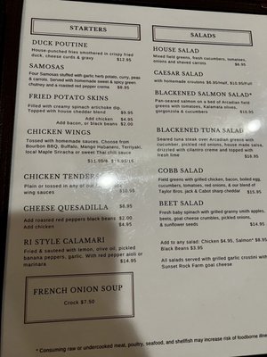 Menu photo 3 Poor Thom's Tavern Plainfield, NH