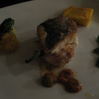 Restaurant Vinaiolo - sea bass and monk fish entree - Italian Near Me - Munich, BY