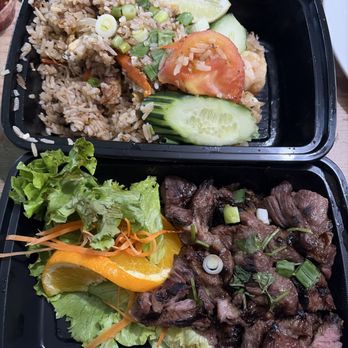 Orchid Thai Restaurant - 10/10 , if you life beef I would highly recommend their crying tiger and of course their Thai tea - Thai Near Me - Highland, California