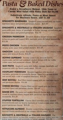 Menu photo 2 Olde Town Pizzeria Brandon, FL