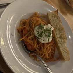 Burrata linguine