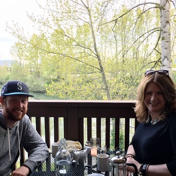 Roger's Riverview Bistro - LOVE the view, this table is going to have my name tag on it soonly. - New American Near Me - Snohomish, Washington Roger's Riverview Bistro - LOVE the view, this table is going to have my name tag on it soonly. - New American Near Me - Snohomish, Washington