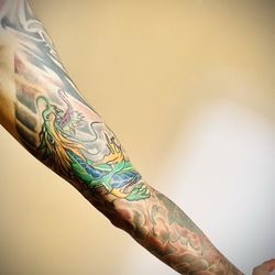The Electric Pen Tattoo Studio - Most of my tattoos are cover-ups of older ones from 20+ years ago that I've had refreshed.