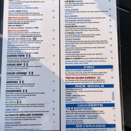 Menu as of June 2025. Menu as of June 2025.