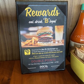Doc B's Restaurant + Bar - Rewards !!! Who Knew ??? - New American Near Me - Austin, Texas Doc B's Restaurant + Bar - Rewards !!! Who Knew ??? - New American Near Me - Austin, Texas
