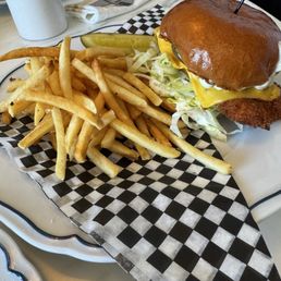 Crispy fish sandwich Crispy fish sandwich