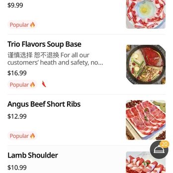 Yuan's Hotpot - Menu - Hot Pot Near Me - Rosemead, California