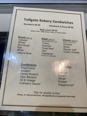 Menu photo 1 Toll Gate Bakery Sandy, OR