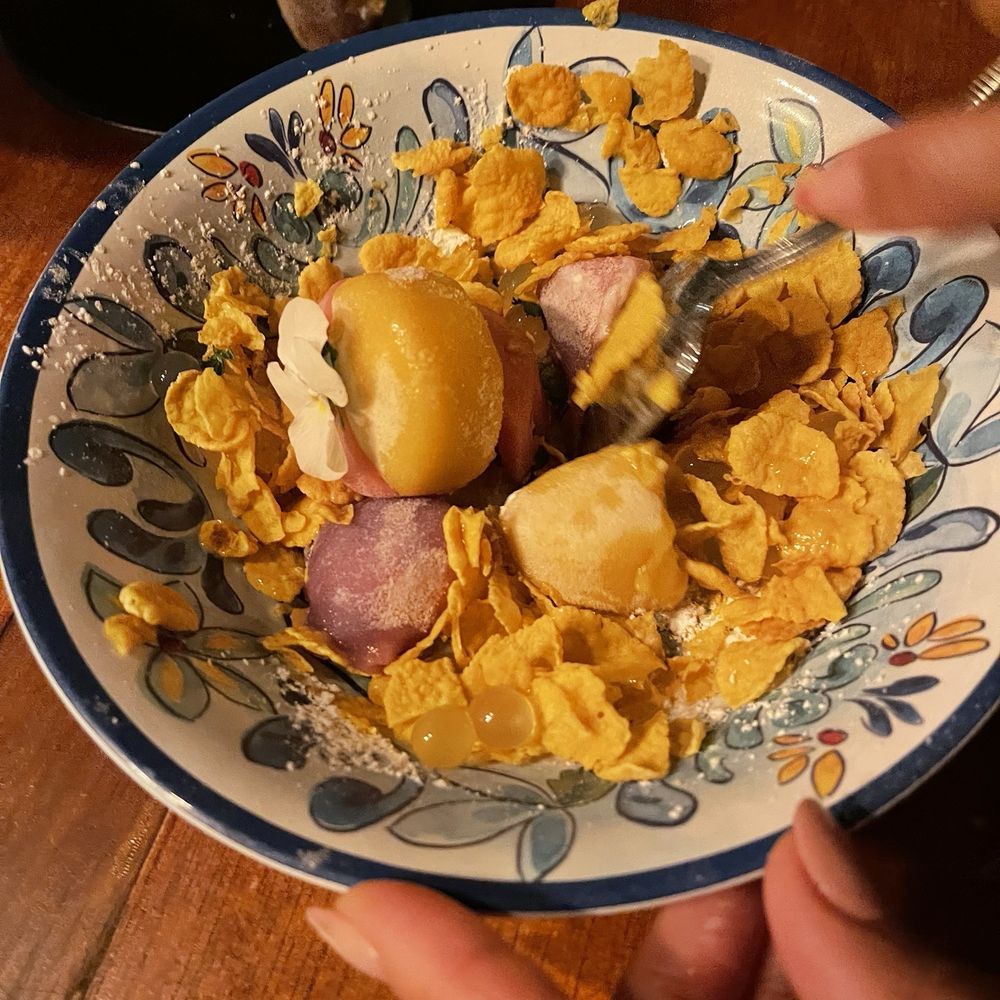 Phuc Yea - Mochi w corn flakes - dessert for texture lovers - Vietnamese Near Me - Miami, Florida