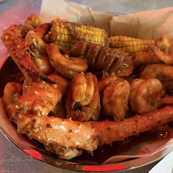Red Claws Crab Shack - King crab bucket - Cajun/Creole Near Me - Dallas, Texas Red Claws Crab Shack - King crab bucket - Cajun/Creole Near Me - Dallas, Texas