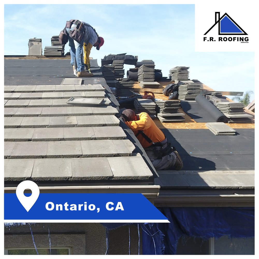 Slide of FR Roofing Services