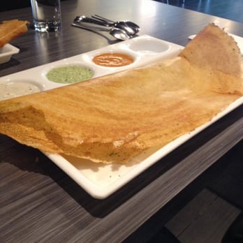Guru Lukshmi - Butter and garlic dosa with aloo masala. - Indian Near Me - Mississauga, Ontario