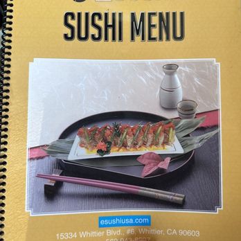 E Sushi - Menu - Japanese Near Me - Whittier, California