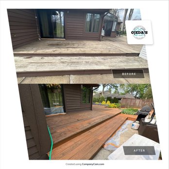 Ojedas Property Care - Deck Restoration before and after - Pressure Washers Near Me Ojedas Property Care - Deck Restoration before and after - Pressure Washers Near Me