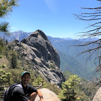 Hanging Rock - This the great view from a short little side path and detour while walking along Hanging Rock Trail. - Local Flavor Near Me - Sequoia National Park, California