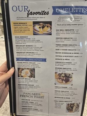 Menu photo 4 Old Mill Cafe Modesto, CA