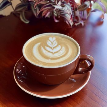 Sleepwalker Coffee - Hot Lavender Latte - Coffee & Tea Near Me - Englewood, New Jersey