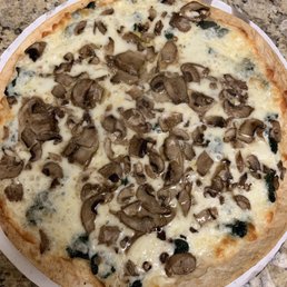 Mushroom Florentine Pizza