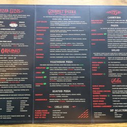 Hell Pizza - The menu