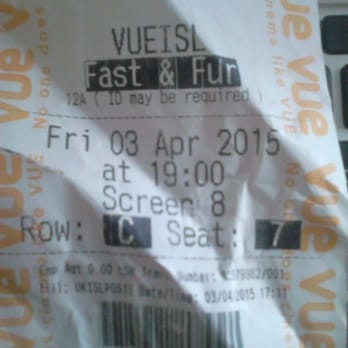 Vue Islington - The cinema rep was very helpful in arranging my ticket seat - Cinema Near Me - Islington, XGL Vue Islington - The cinema rep was very helpful in arranging my ticket seat - Cinema Near Me - Islington, XGL