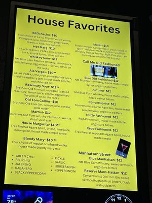 Menu photo 4 Left Turn Distillery Albuquerque, NM
